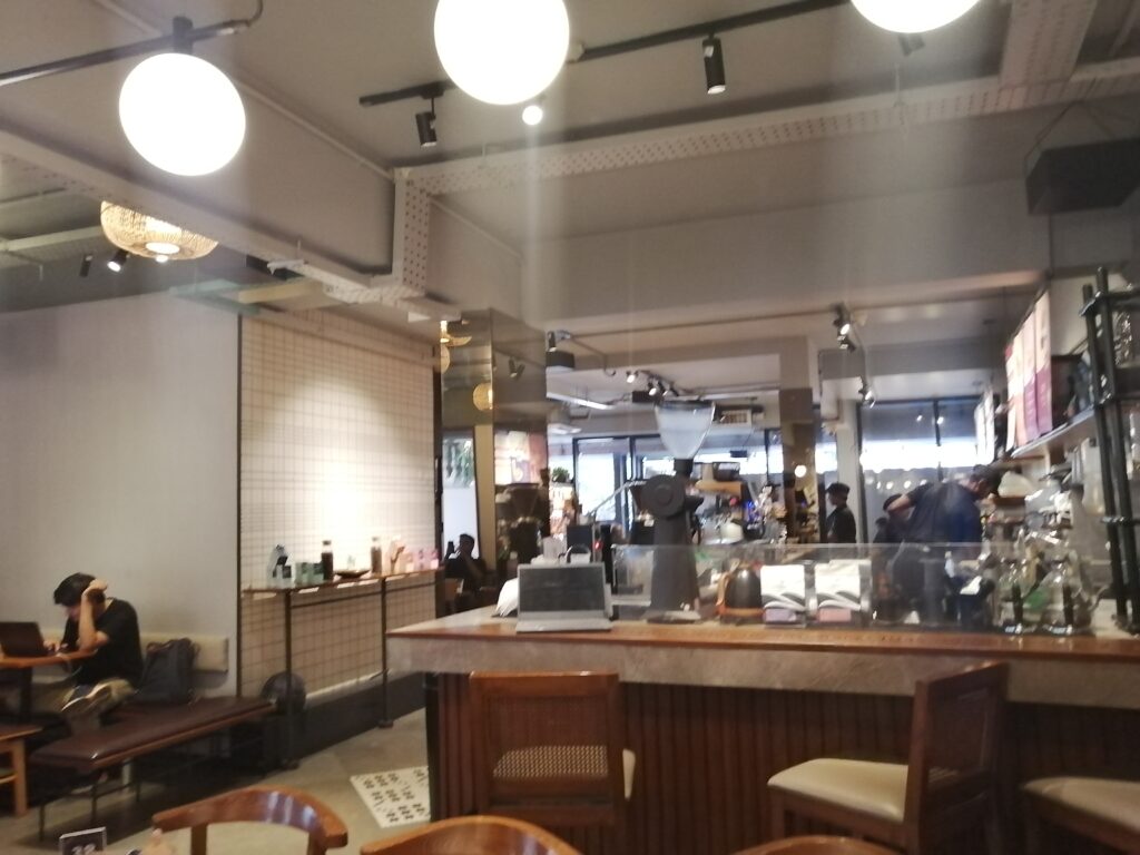 Third Wave Coffeeの店内