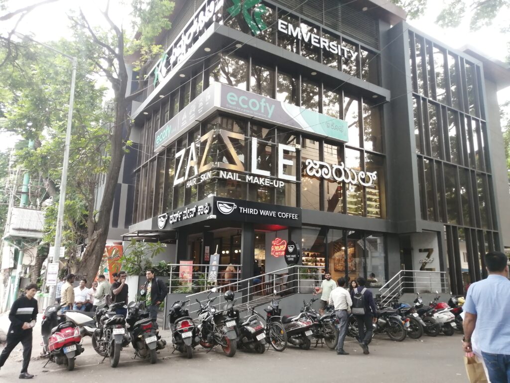 バンガロールで行ったThird Wave Coffeeの外観